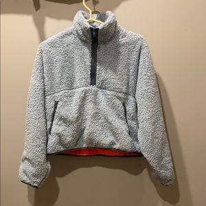 TNA crop teddy sweater size S